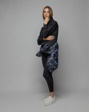 BLACK WOMEN'S JACQUARD SWEATER