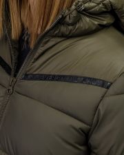 KHAKI WOMEN'S LONG WINTER COAT