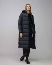 BLACK WOMEN'S LONG WINTER COAT