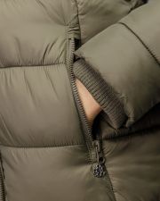 KHAKI WOMEN'S LONG WINTER COAT