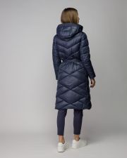 BLUE WOMEN'S LONG WINTER COAT