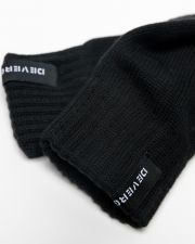 BLACK MEN'S KNITTED GLOVES