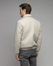 BEIGE MEN'S FABRIC JACKET