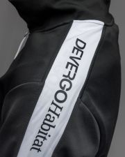 BLACK MEN'S ZIP SWEATER