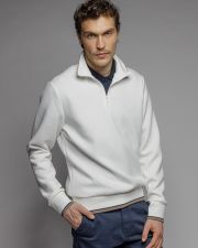 WHITE MEN'S SWEATER