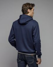 BLUE MEN'S ZIP SWEATER
