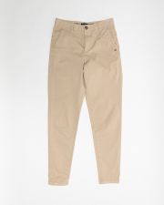 BEIGE WOMEN'S CHINO PANTS