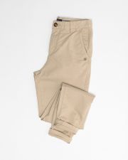 BEIGE WOMEN'S CHINO PANTS