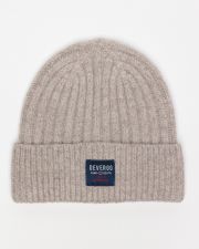 BEIGE MEN'S KNITTED CAP