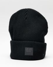 BLACK MEN'S KNITTED CAP