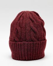 BORDEAUX WOMEN'S KNITTED BEANIE