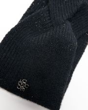BLACK WOMEN'S KNITTED HEADBAND