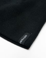 BLACK MEN'S KNITTED CAP