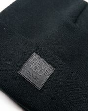 BLACK MEN'S KNITTED CAP