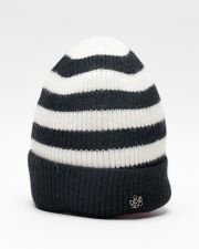 BLACK WOMEN'S KNITTED BEANIE