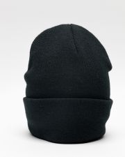 BLACK MEN'S KNITTED CAP
