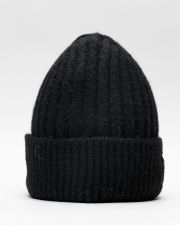 BLACK MEN'S KNITTED CAP