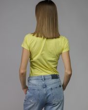 YELLOW WOMEN'S SHORT SLEEVE T-SHIRT