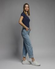 BLUE WOMEN'S SHORT SLEEVE T-SHIRT