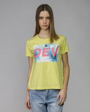 YELLOW WOMEN'S SHORT SLEEVE T-SHIRT