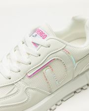 WHITE WOMEN'S SNEAKER  - LEXY