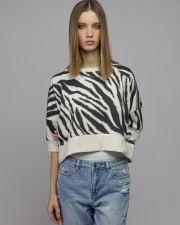 BLACK WOMEN'S SWEATSHIRT