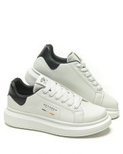 WHITE MEN'S SNEAKER  - GOLD