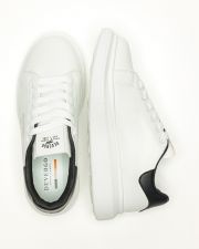 WHITE MEN'S SNEAKER  - GOLD