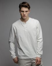 WHITE MEN'S LONG SLEEVE T-SHIRT