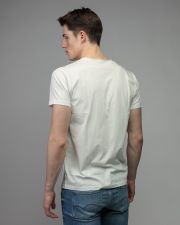 WHITE MEN'S SHORT SLEEVE T-SHIRT