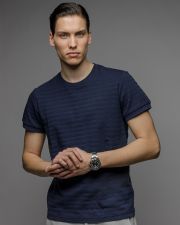 BLUE MEN'S SHORT SLEEVE T-SHIRT