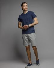 BLUE MEN'S SHORT SLEEVE T-SHIRT