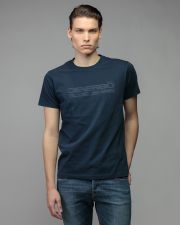 BLUE MEN'S SHORT SLEEVE T-SHIRT