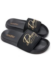 BLACK WOMEN'S SLIPPERS  - SOFY