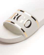 WHITE WOMEN'S SLIPPERS  - SOFY