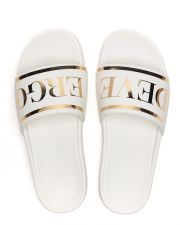 WHITE WOMEN'S SLIPPERS  - SOFY