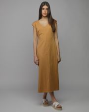 YELLOW WOMEN'S DRESS