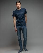 BLUE MEN'S SHORT SLEEVE T-SHIRT