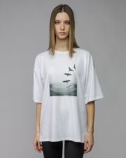 WHITE WOMEN'S SHORT SLEEVE T-SHIRT