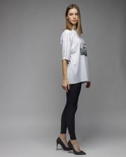 WHITE WOMEN'S SHORT SLEEVE T-SHIRT