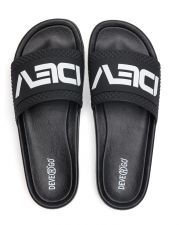 BLACK MEN'S SLIPPERS  - ALFIE