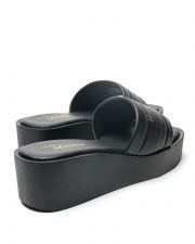 BLACK WOMEN'S SLIPPERS  - REGAN