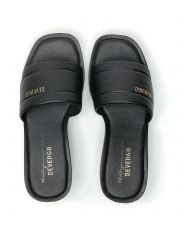 BLACK WOMEN'S SLIPPERS  - REGAN