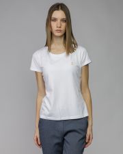 WHITE WOMEN'S SHORT SLEEVE T-SHIRT