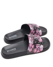 BLACK WOMEN'S SLIPPERS  - CARAVELLA FLOWER