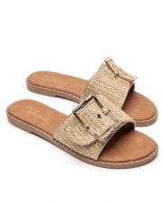 BEIGE WOMEN'S SLIPPERS  - SERENITY