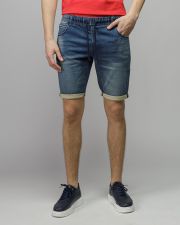 BLUE MEN'S JOGJEANS SHORTS