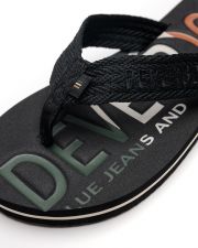 BLACK MEN'S SLIPPERS  - EDMUND