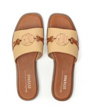 BEIGE WOMEN'S SLIPPERS  - SAVANNAH