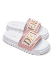 WHITE WOMEN'S SLIPPERS  - GIORGIA